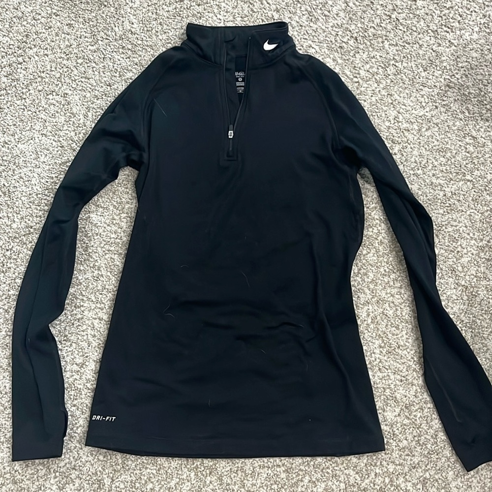 Black Nike quarter zip